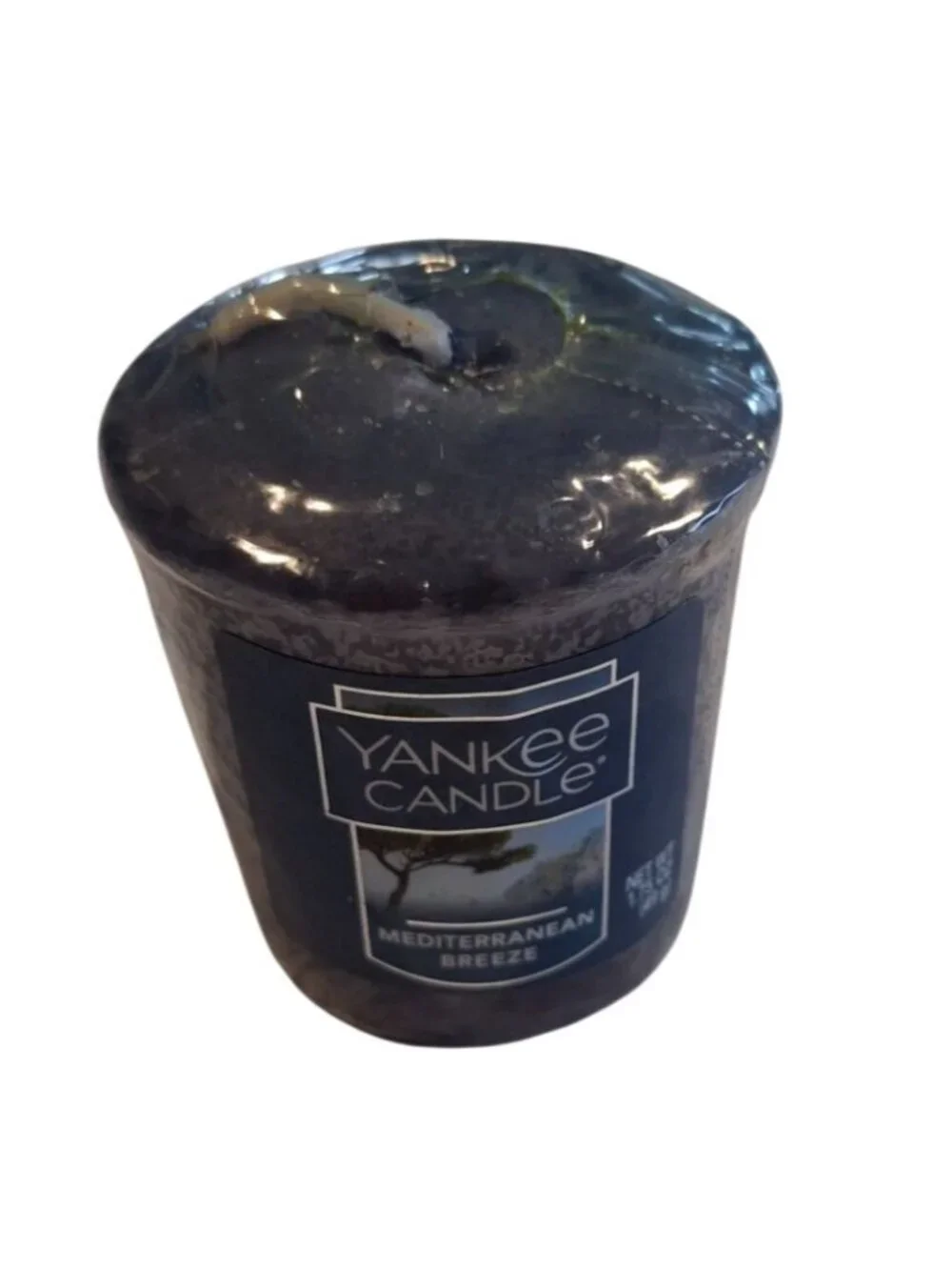 Lot of 4 Yankee Candle Mediterranean Breeze Votive Sampler Candles New
